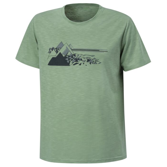 HTA Outdoor T-Shirt mit sportivem Print , smaragd