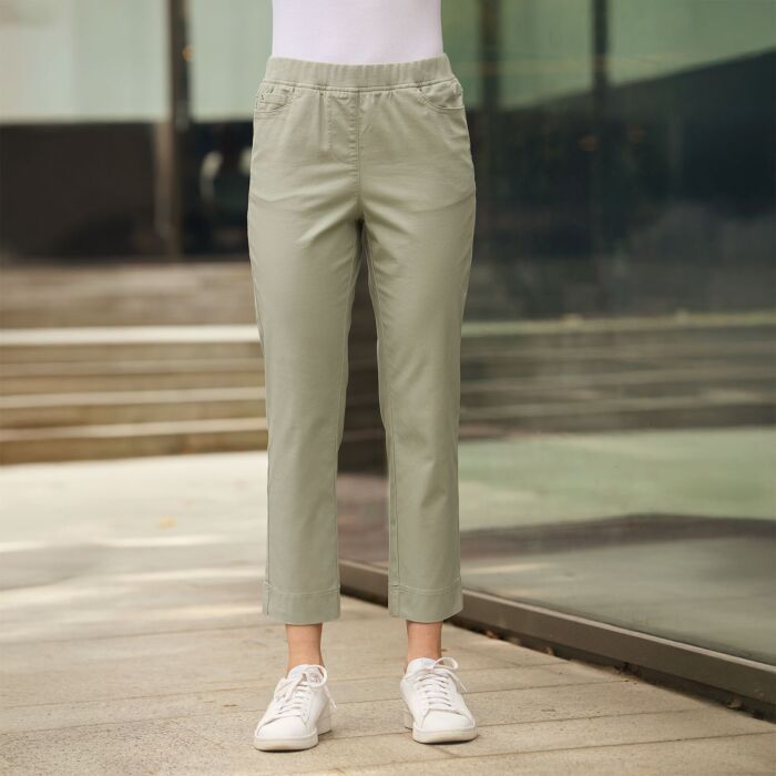 Pantalon 7/8 pour dames, modèle 5 poches