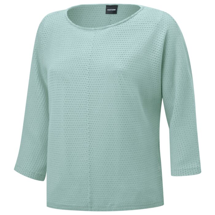 Shirt ample à manches 3/4 et motif ajouré