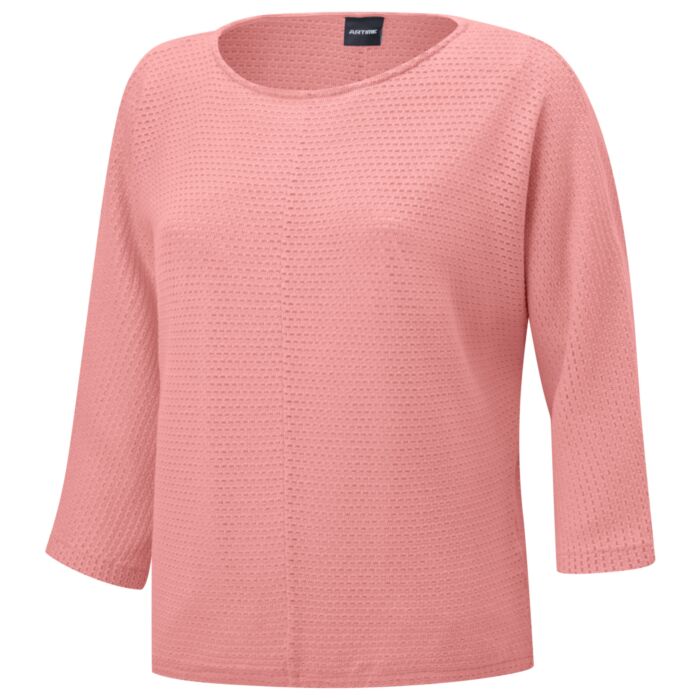 Shirt ample à manches 3/4 et motif ajouré
