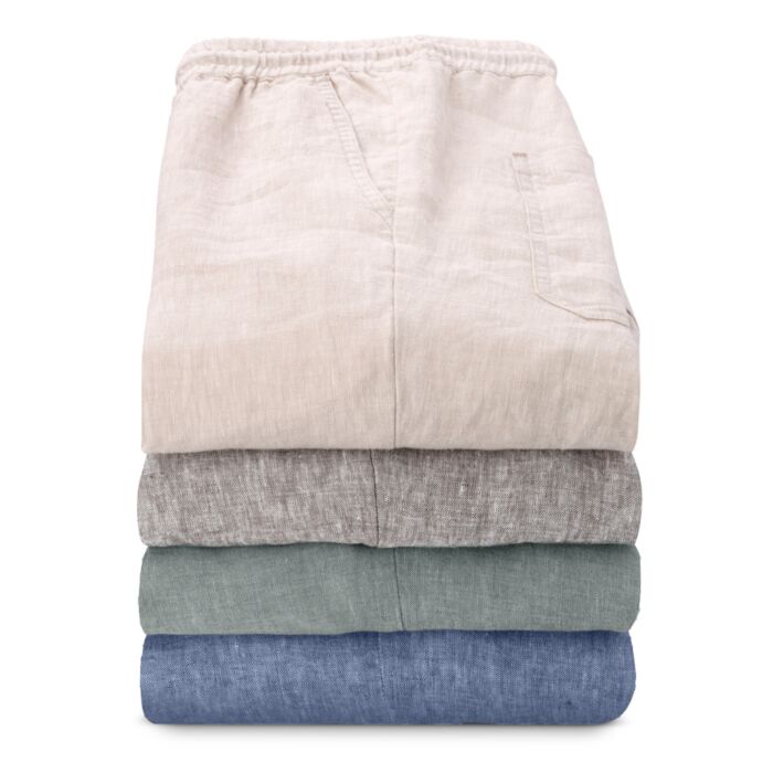 Sommerliche Leinenhose mit Taschen