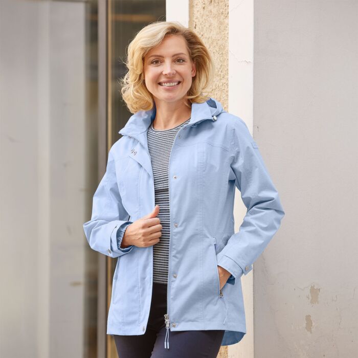 Veste fonctionnelle avec capuche amovible, imperméable