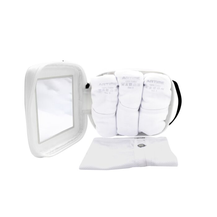 Lot de 3 tank tops basiques + sac de lavage