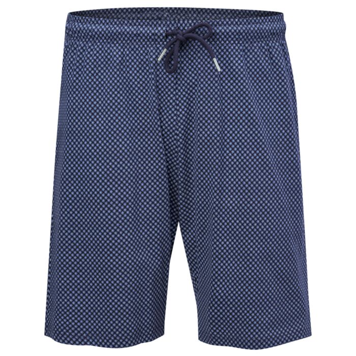 Herren Pyjama Shorts, bedruckt marine