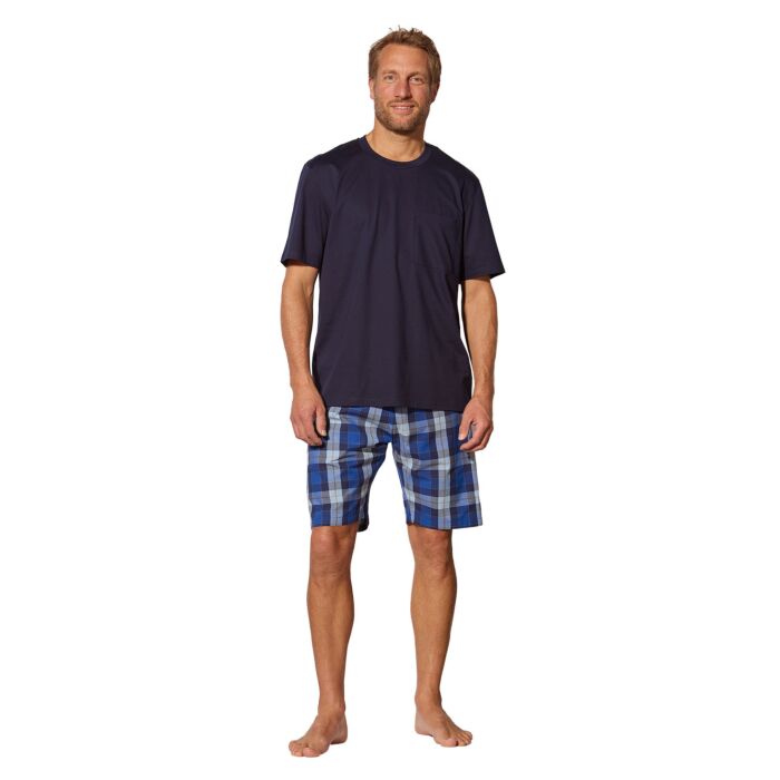 Short de pyjama tissé, à carreaux
