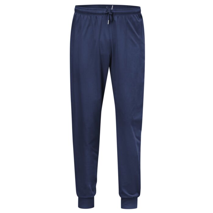 Herren Pyjama Hose mit Bündchenabschluss, uni