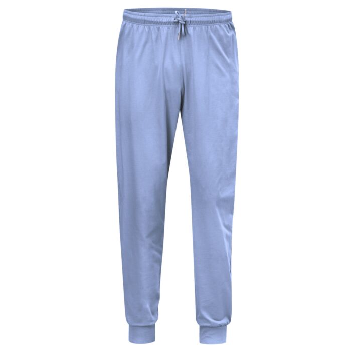 Herren Pyjama Hose mit Bündchenabschluss, uni