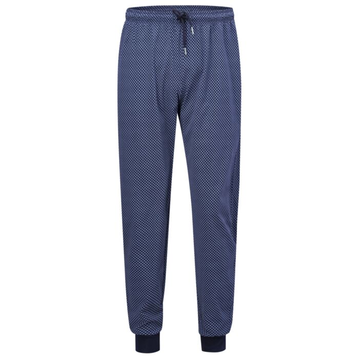 Pantalon de pyjama pour dames avec bords-côtes, imprimé