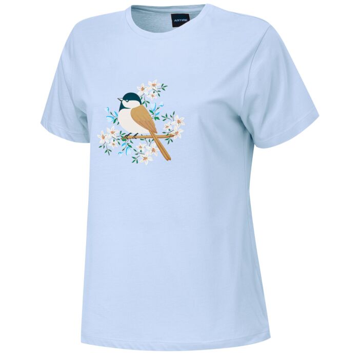 Pyjama T-Shirt mit frontalem Printmotiv