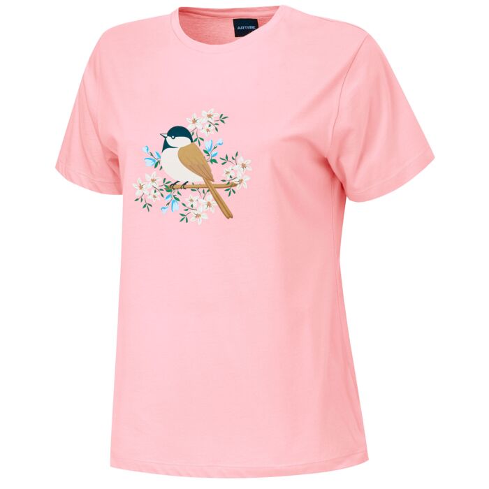 Pyjama T-Shirt mit frontalem Printmotiv