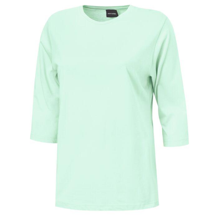 Haut de pyjama pour dames à manches 3/4, uni