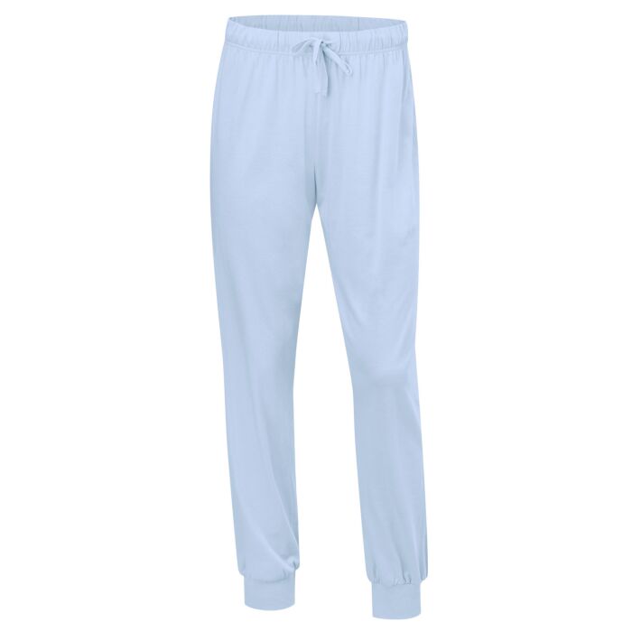 Damen Pyjama Hose mit Bündchenabschluss, uni