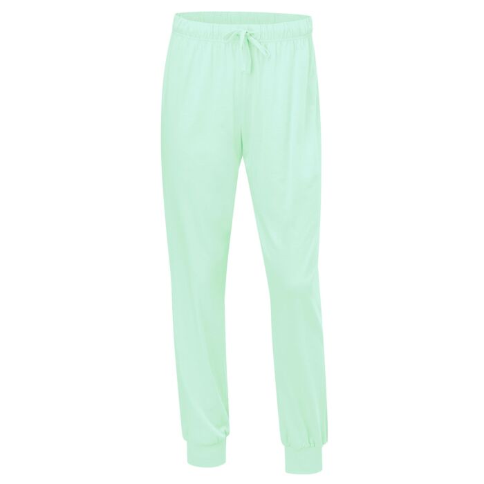Damen Pyjama Hose mit Bündchenabschluss, uni