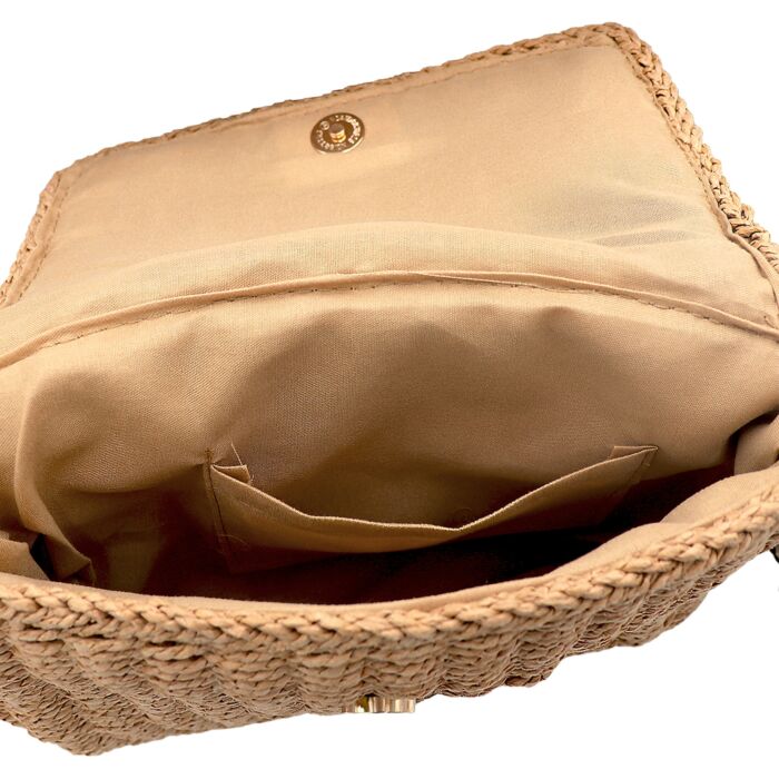 Crossbody Strohtasche