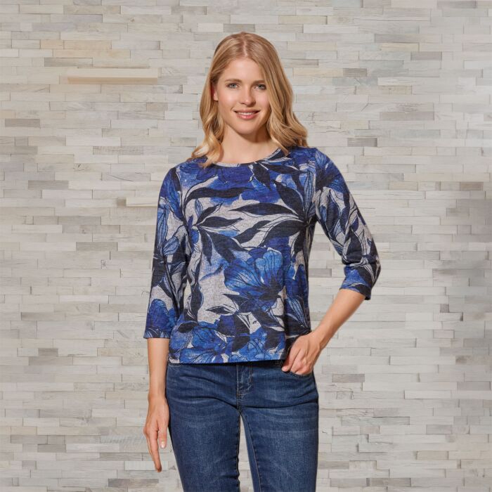 Damen Shirt mit floralem Print