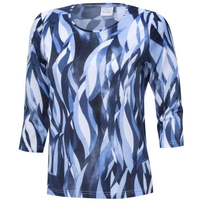 Bedrucktes Shirt mit 3/4 Ärmeln
