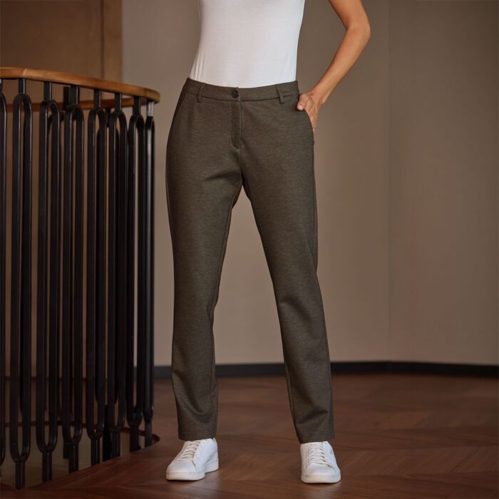 Bedruckte Hose mit Seitentaschen