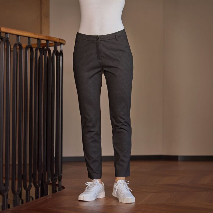 Bedruckte Hose mit Seitentaschen