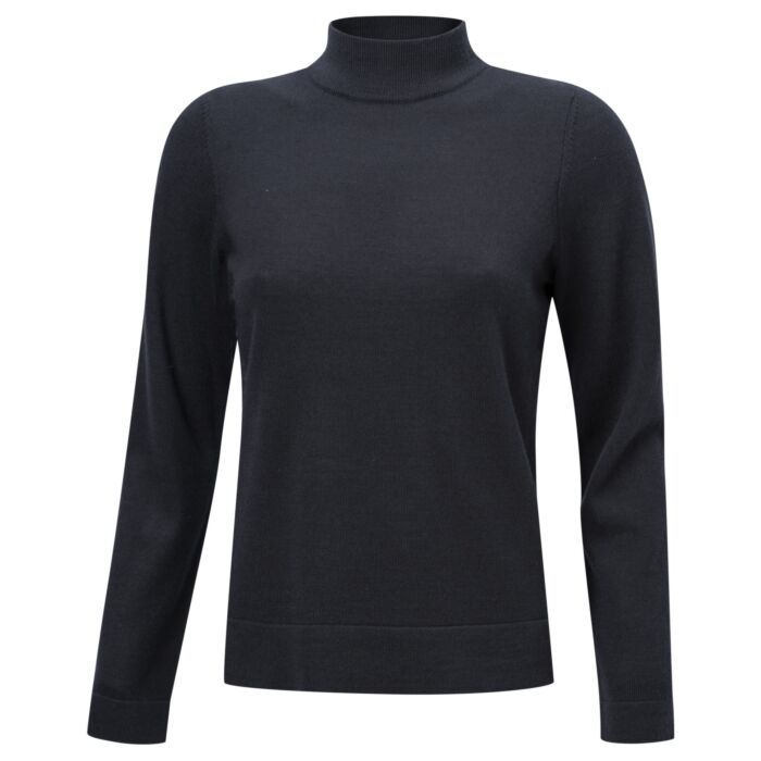 Stehkragen Pullover mit Merinowolle