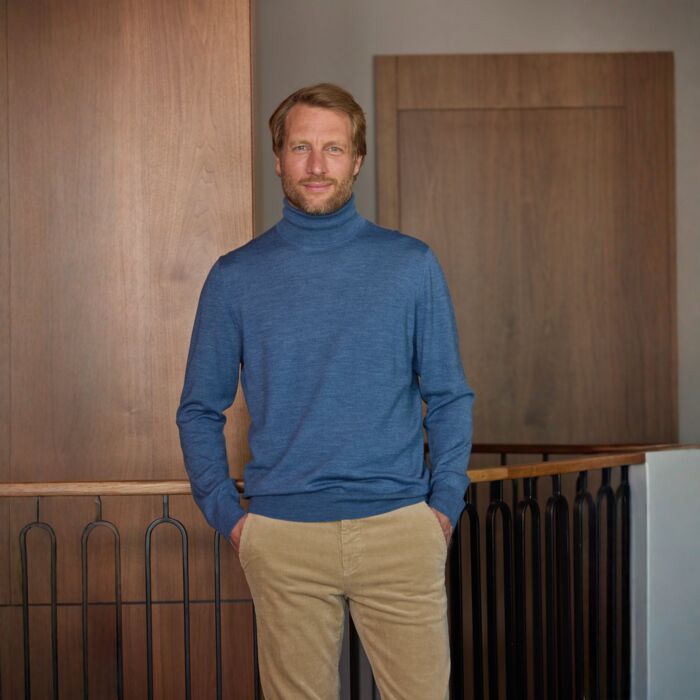 Feinstrick Rollkragenpullover