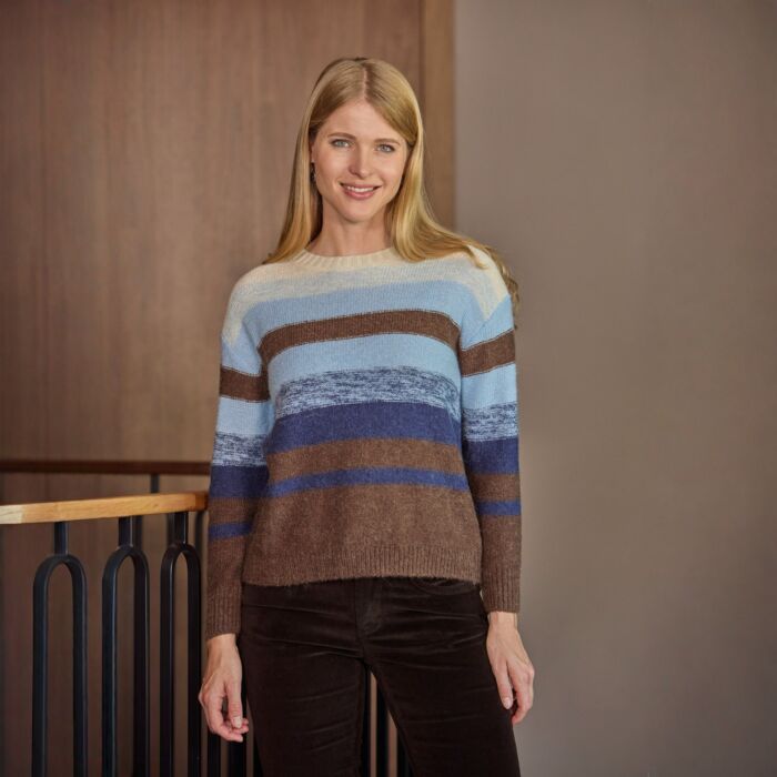 Pullover mit überschnittenen Ärmeln