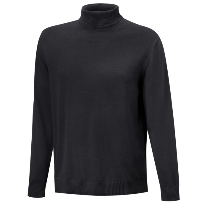 Pull à col roulé pour hommes, uni