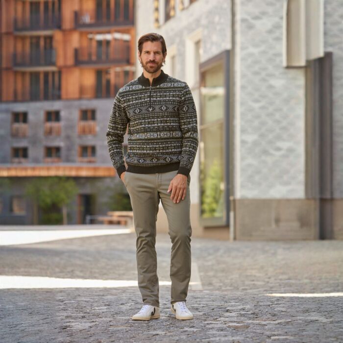 Pull camionneur pour hommes au style norvégien
