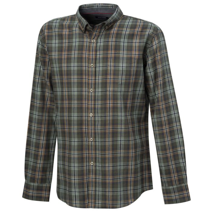 Chemise en flanelle à carreaux, double face grattée