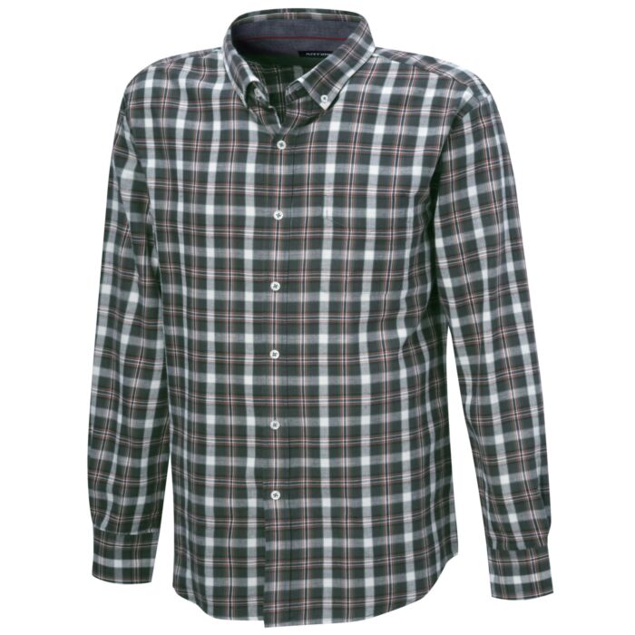 Chemise en flanelle à carreaux, double face grattée