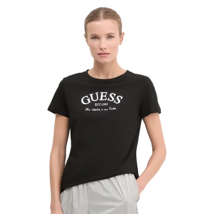 Guess T-shirt Margot , noir