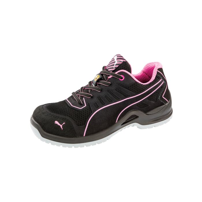 Puma Chaussure de sécurité «Fuse TC Pink Wns Low», légère et respirante