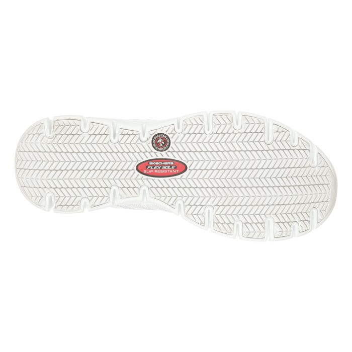 SKECHERS WORK Damen-Schnürschuh «Sure Track», Leder