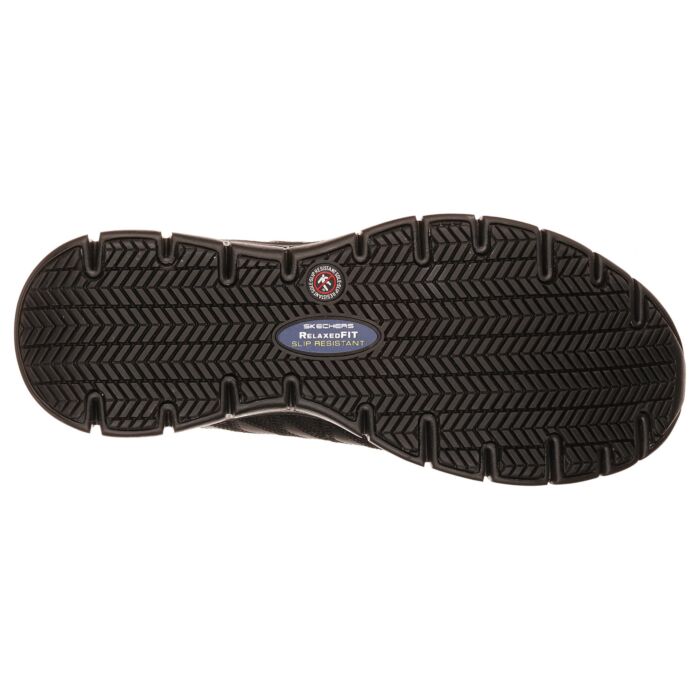 SKECHERS WORK Damen-Schnürschuh «Sure Track», Leder