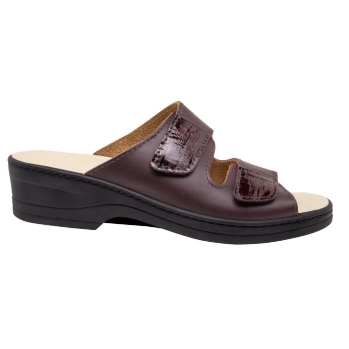 ALGEMARE Mules pour dames, avec détails argentés