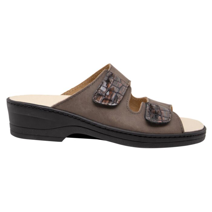 ALGEMARE Mules pour dames, avec détails argentés