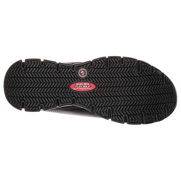 Chaussures de travail SKECHERS en cuir, antidérapantes