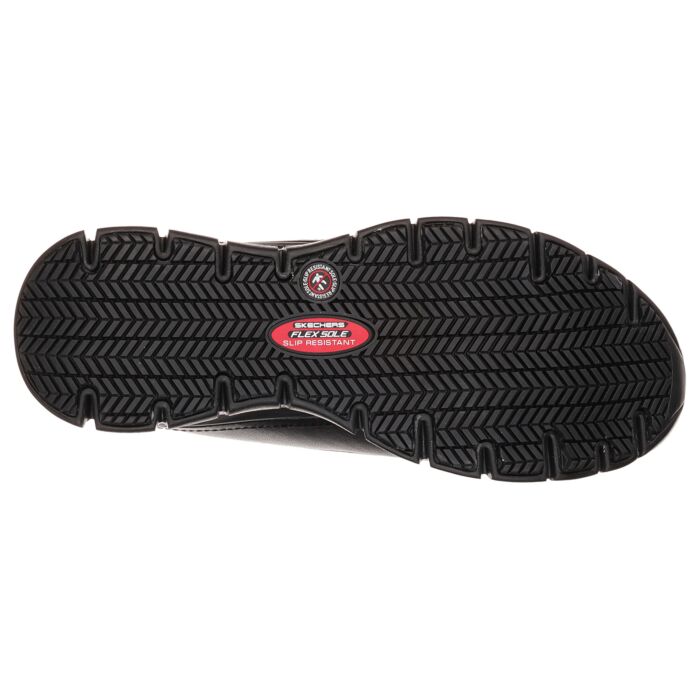 Chaussures de travail SKECHERS en cuir, antidérapantes