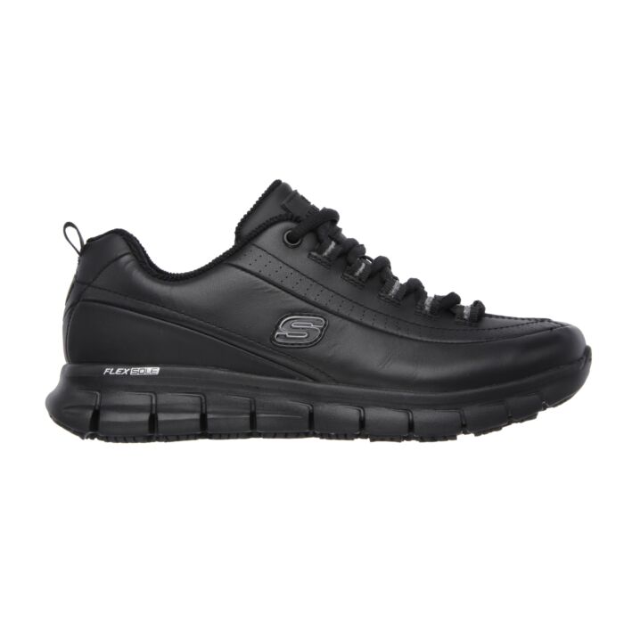Chaussures de travail SKECHERS en cuir, antidérapantes
