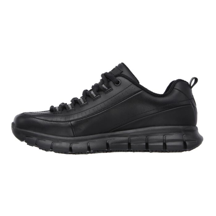 Chaussures de travail SKECHERS en cuir, antidérapantes