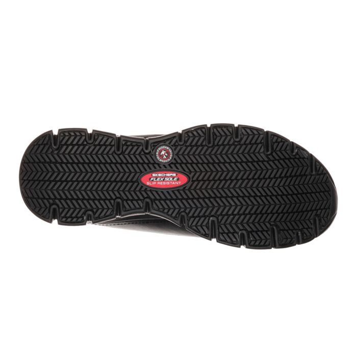 Chaussures de travail SKECHERS en cuir, antidérapantes