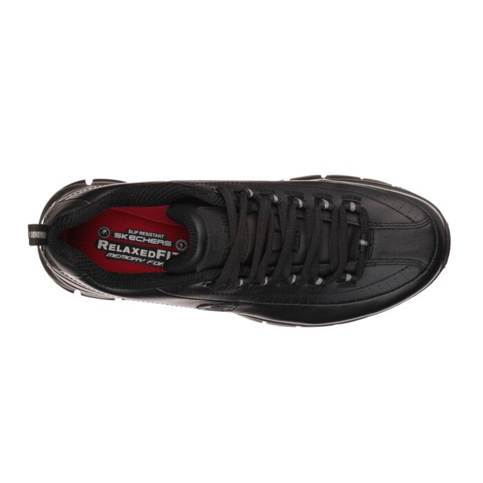 Chaussures de travail SKECHERS en cuir, antidérapantes