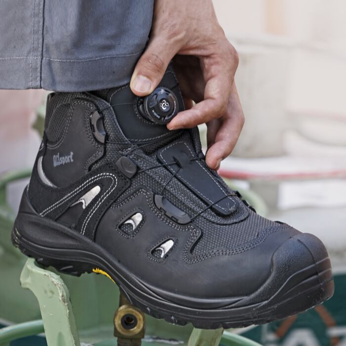 Chaussures de sécurité BOA en cuir de boeuf