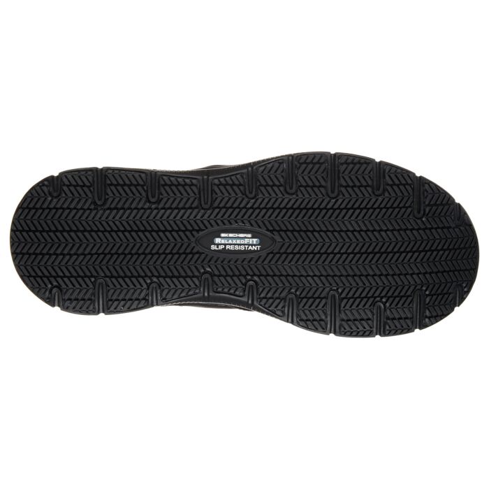 SKECHERS Herren-Slippers, Arbeitsschuhe, Leder