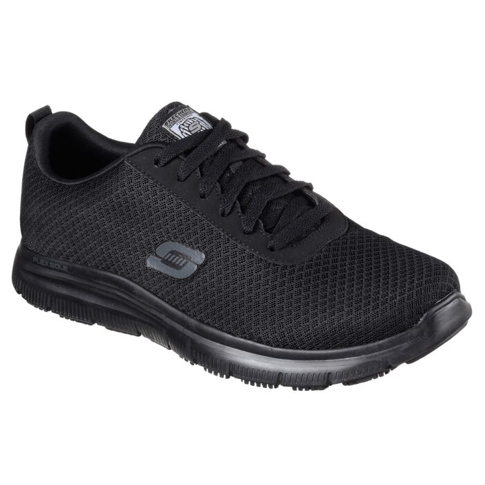 SKECHERS WORK Herren Schnürschuh, wasserabweisend