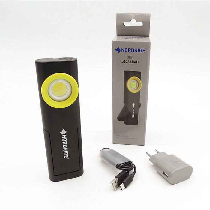 Nordride Lampe à main «Loop Light», rechargeable, 500 lm