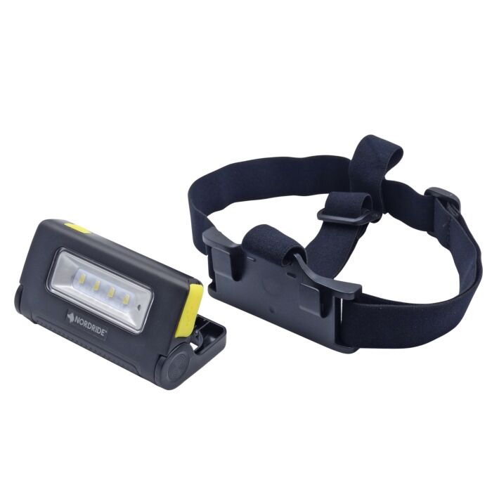 Nordride Lampe frontale et de travail Duo, LED SMD rechargeable