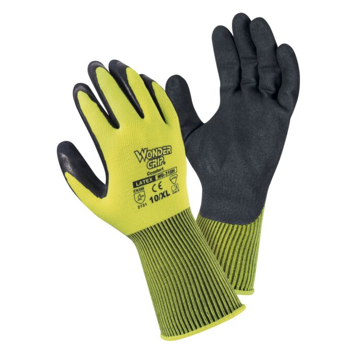 WONDERGRIP Gants universels, lot de 3, en mousse de latex souple