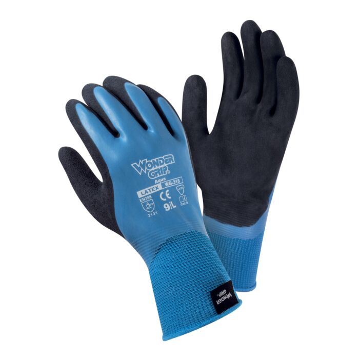 WONDERGRIP Gants en mousse latex, 3 paires, imperméables
