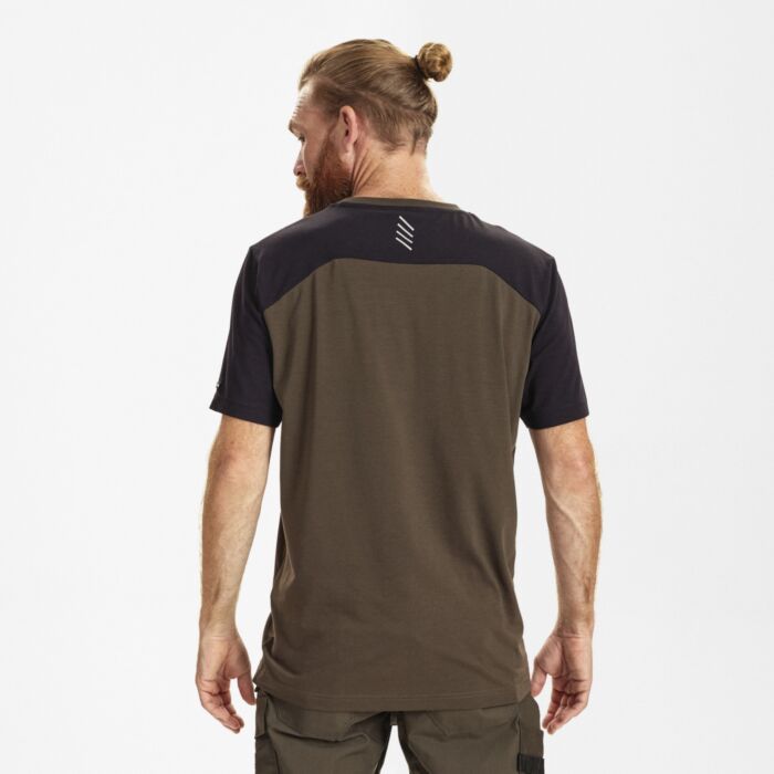Engel T-Shirt Entire mit Reflexdruck auf dem Rücken