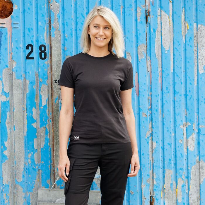 HELLY HANSEN T-shirt pour dames «Manchester», col côtelé